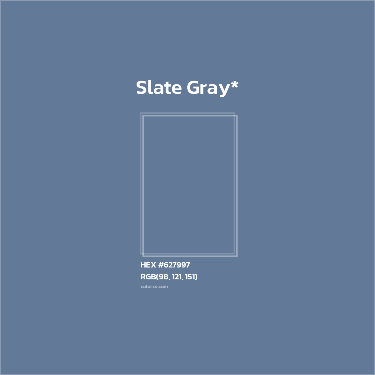HEX #627997 Color Name, Color Code, Palettes, Similar Paints, Images