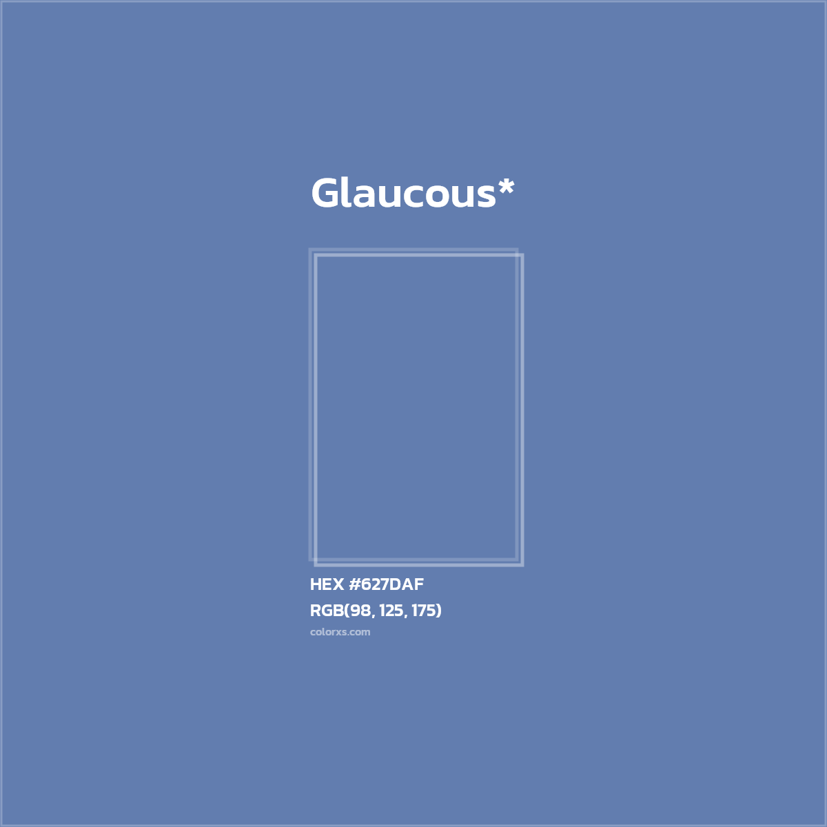 HEX #627DAF Color Name, Color Code, Palettes, Similar Paints, Images