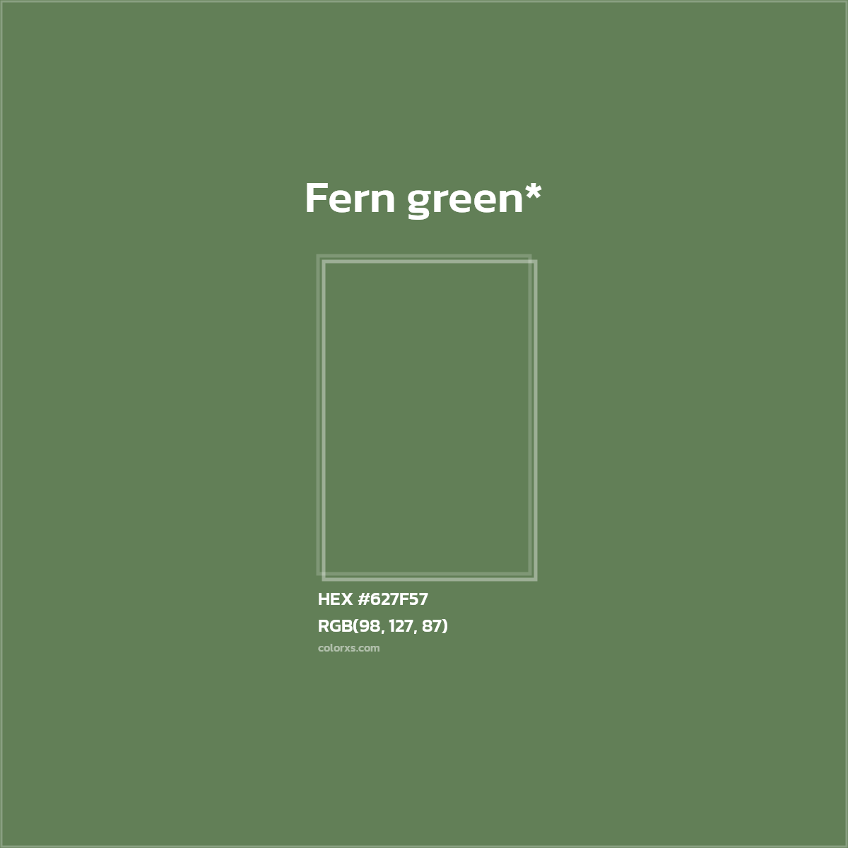 HEX #627F57 Color Name, Color Code, Palettes, Similar Paints, Images