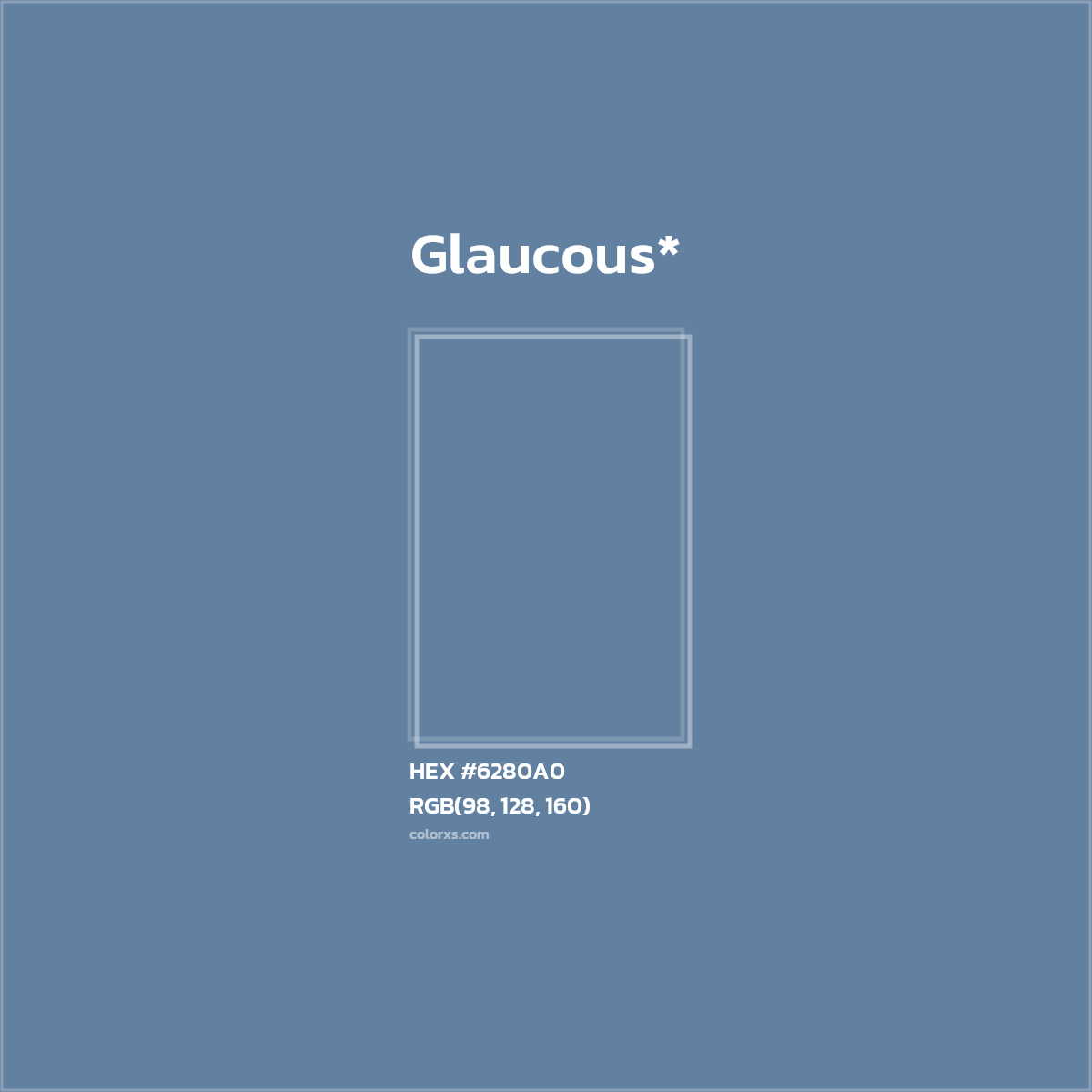 HEX #6280A0 Color Name, Color Code, Palettes, Similar Paints, Images