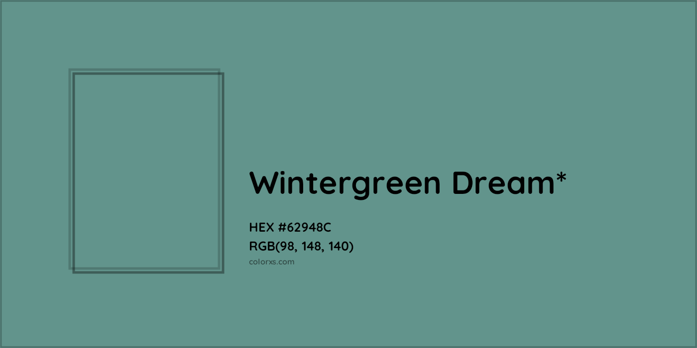 HEX #62948C Color Name, Color Code, Palettes, Similar Paints, Images