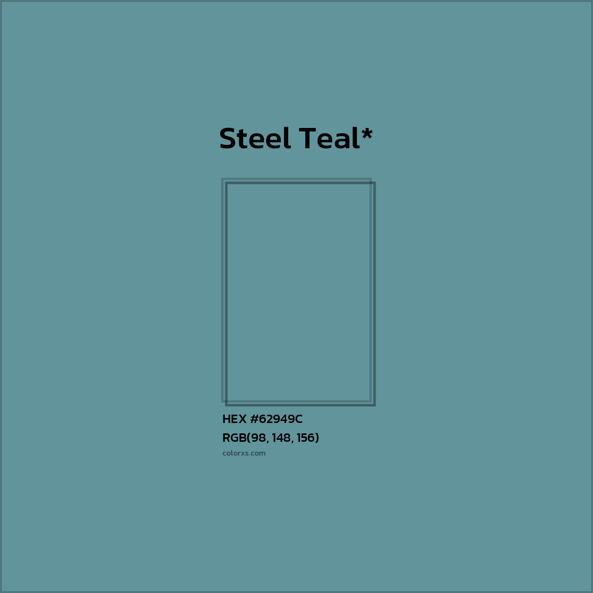 HEX #62949C Color Name, Color Code, Palettes, Similar Paints, Images