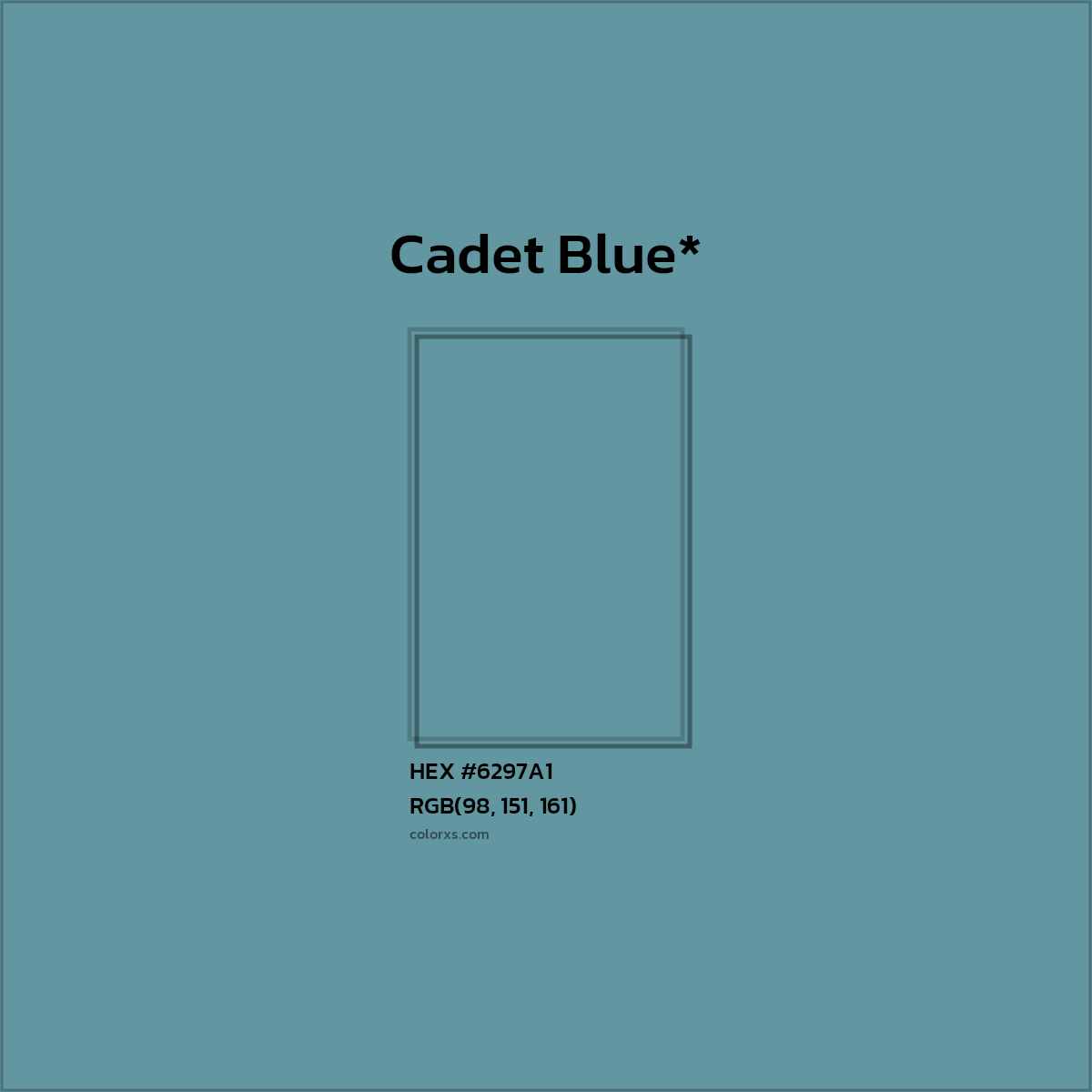 HEX #6297A1 Color Name, Color Code, Palettes, Similar Paints, Images