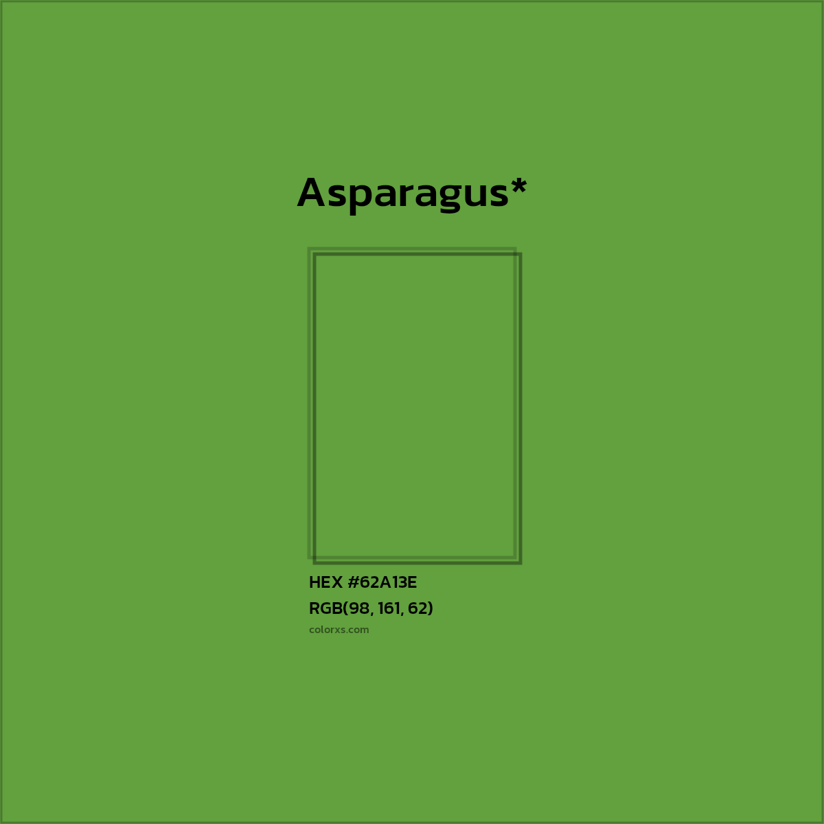 HEX #62A13E Color Name, Color Code, Palettes, Similar Paints, Images