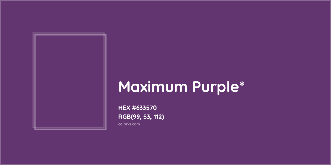 HEX #633570 Color Name, Color Code, Palettes, Similar Paints, Images