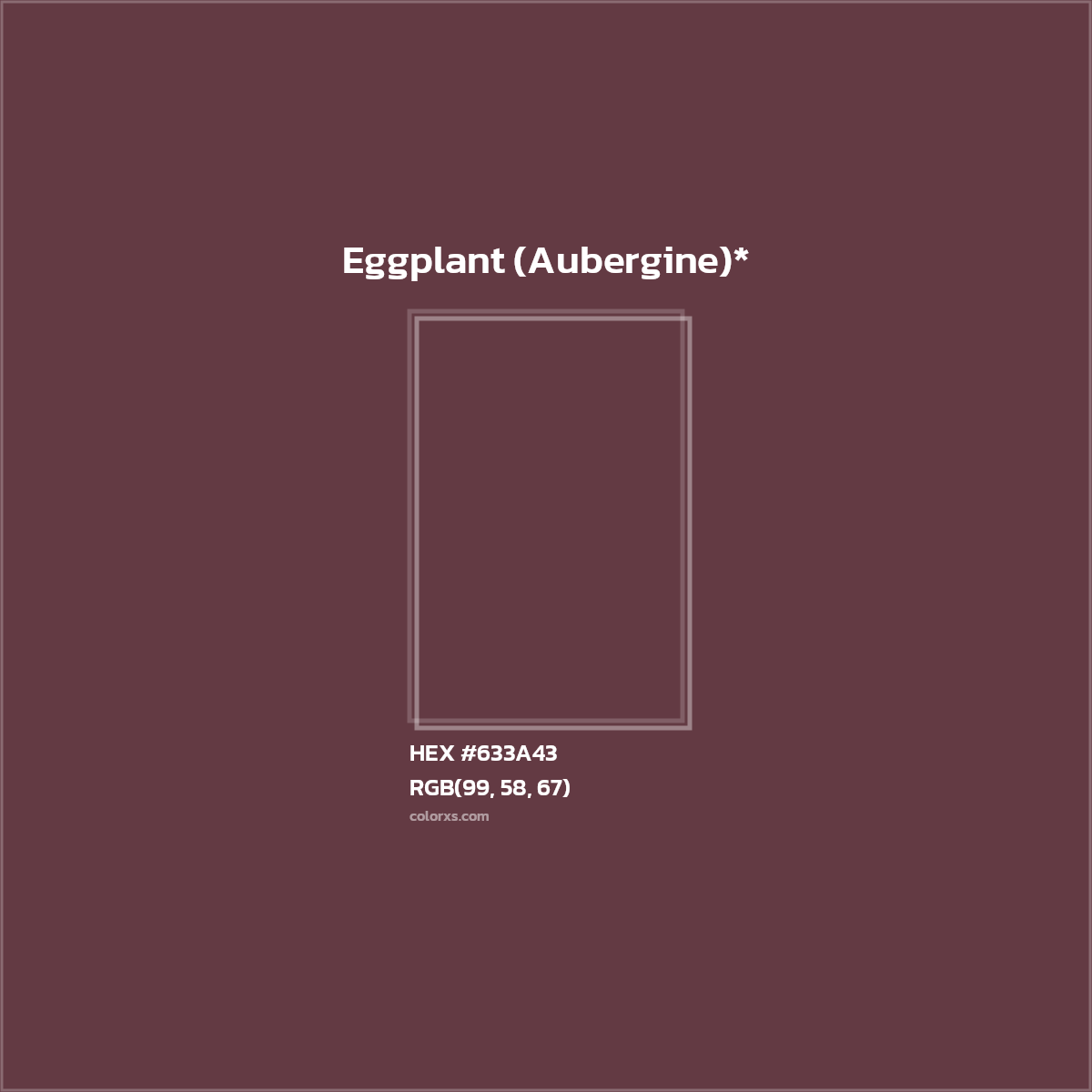 HEX #633A43 Color Name, Color Code, Palettes, Similar Paints, Images