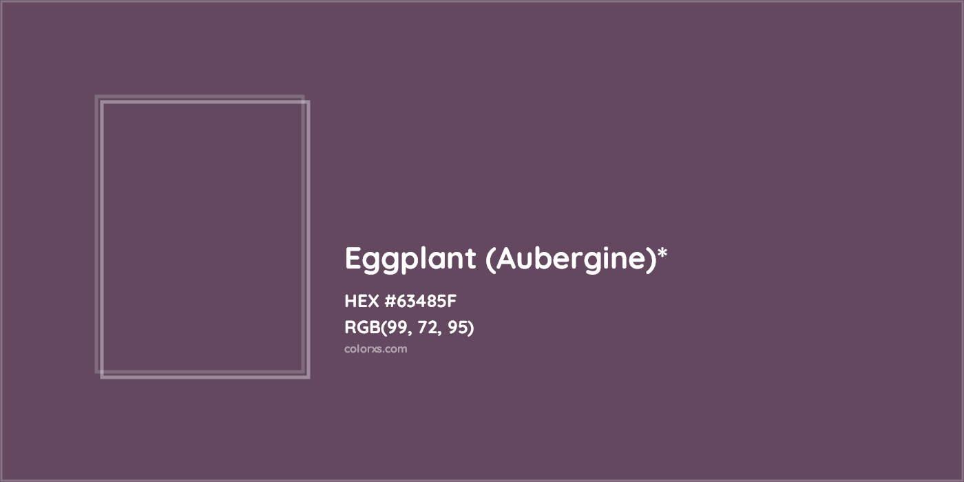 HEX #63485F Color Name, Color Code, Palettes, Similar Paints, Images