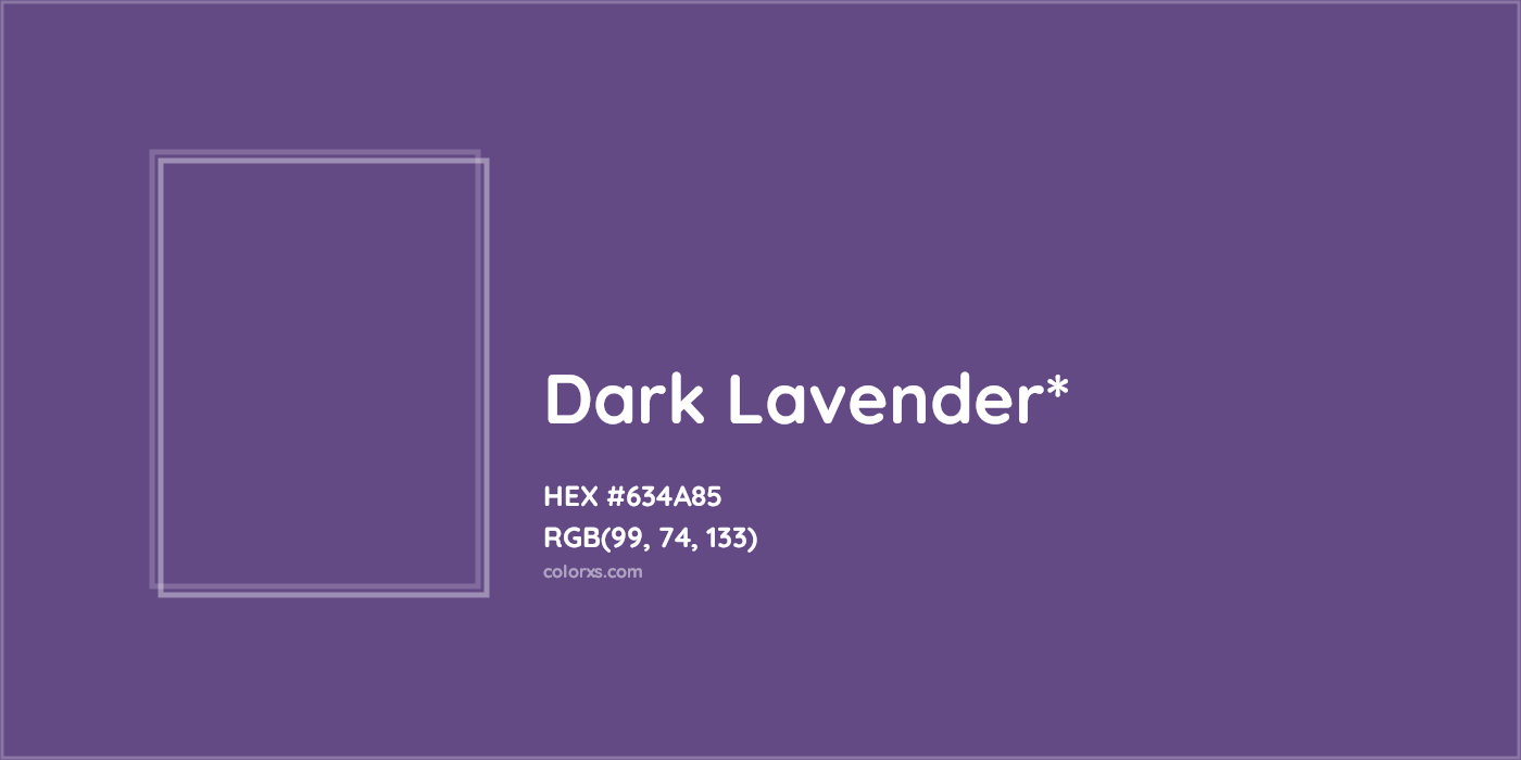 HEX #634A85 Color Name, Color Code, Palettes, Similar Paints, Images