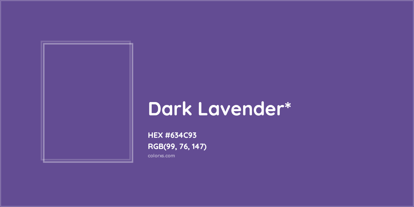 HEX #634C93 Color Name, Color Code, Palettes, Similar Paints, Images