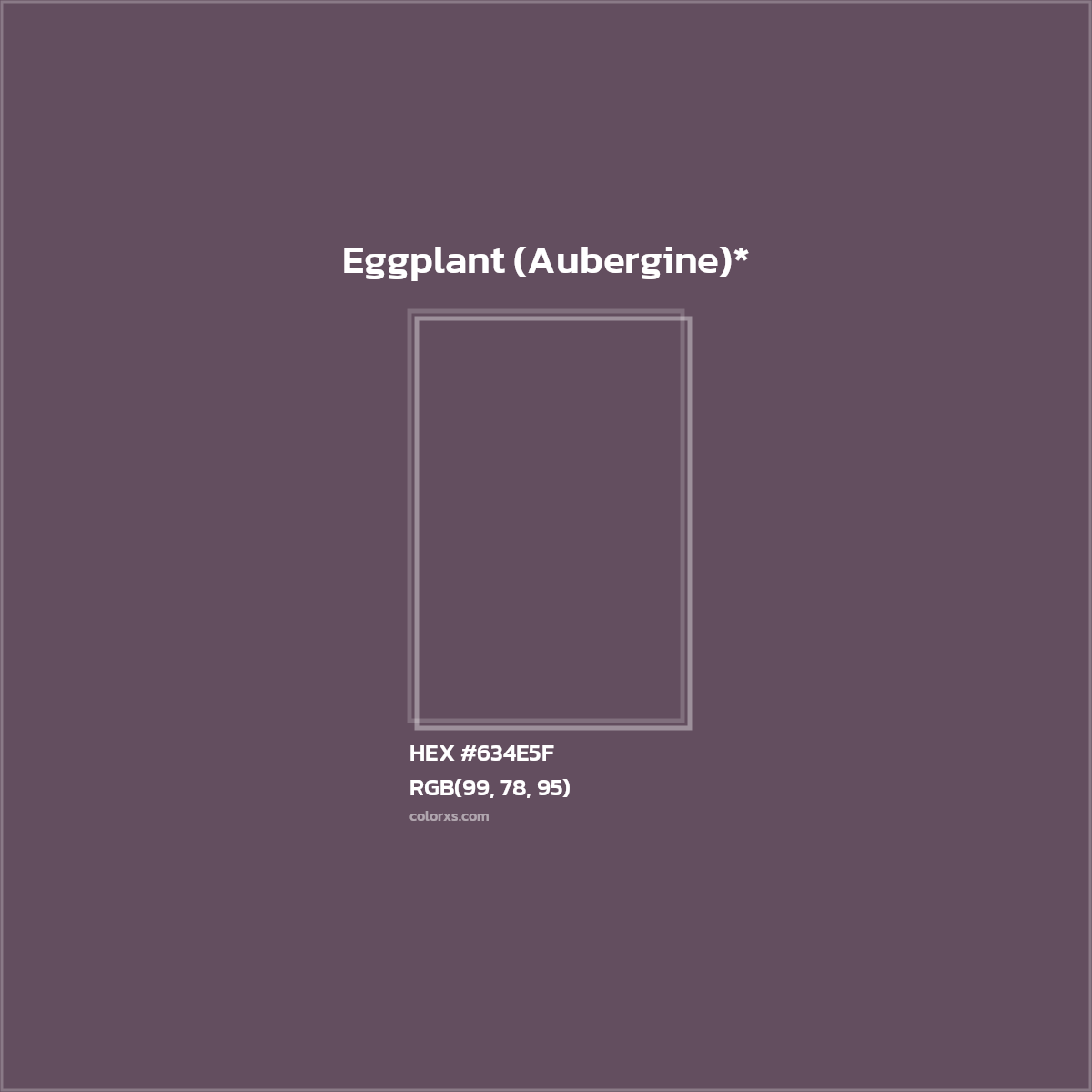 HEX #634E5F Color Name, Color Code, Palettes, Similar Paints, Images