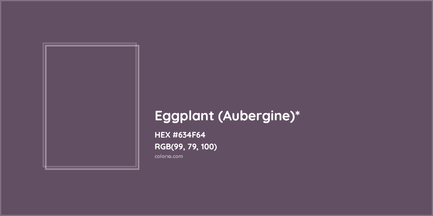 HEX #634F64 Color Name, Color Code, Palettes, Similar Paints, Images