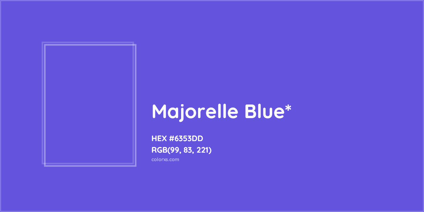 HEX #6353DD Color Name, Color Code, Palettes, Similar Paints, Images