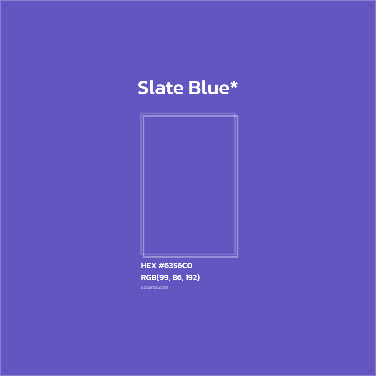 HEX #6356C0 Color Name, Color Code, Palettes, Similar Paints, Images