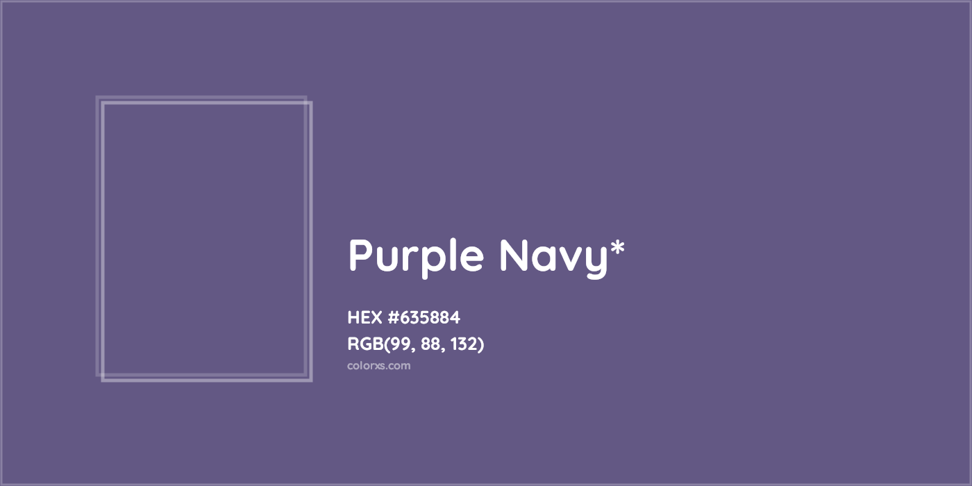 HEX #635884 Color Name, Color Code, Palettes, Similar Paints, Images