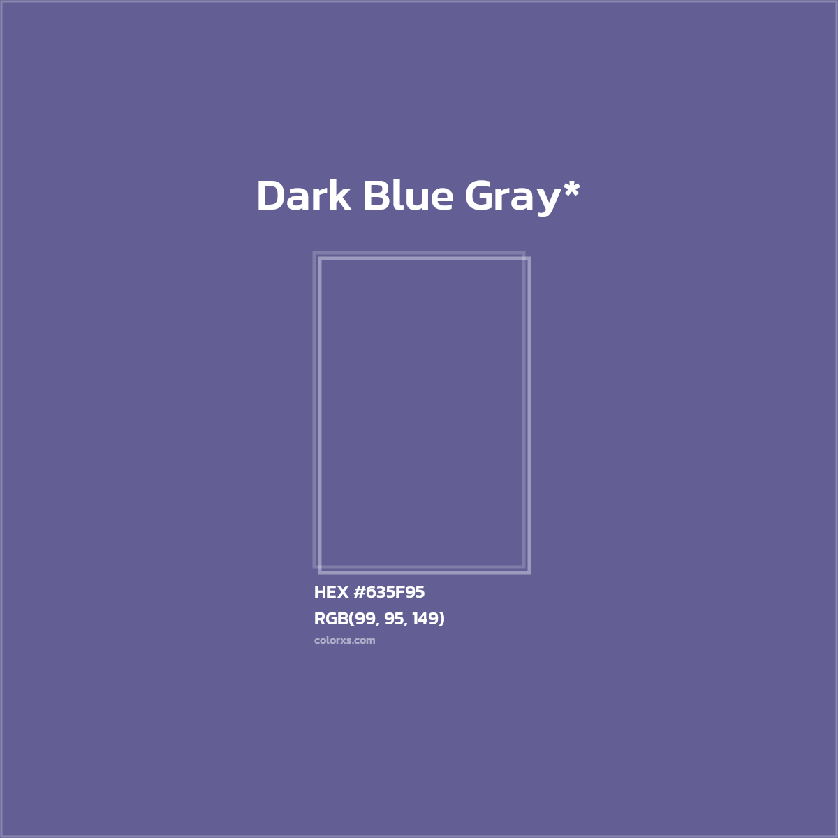 HEX #635F95 Color Name, Color Code, Palettes, Similar Paints, Images