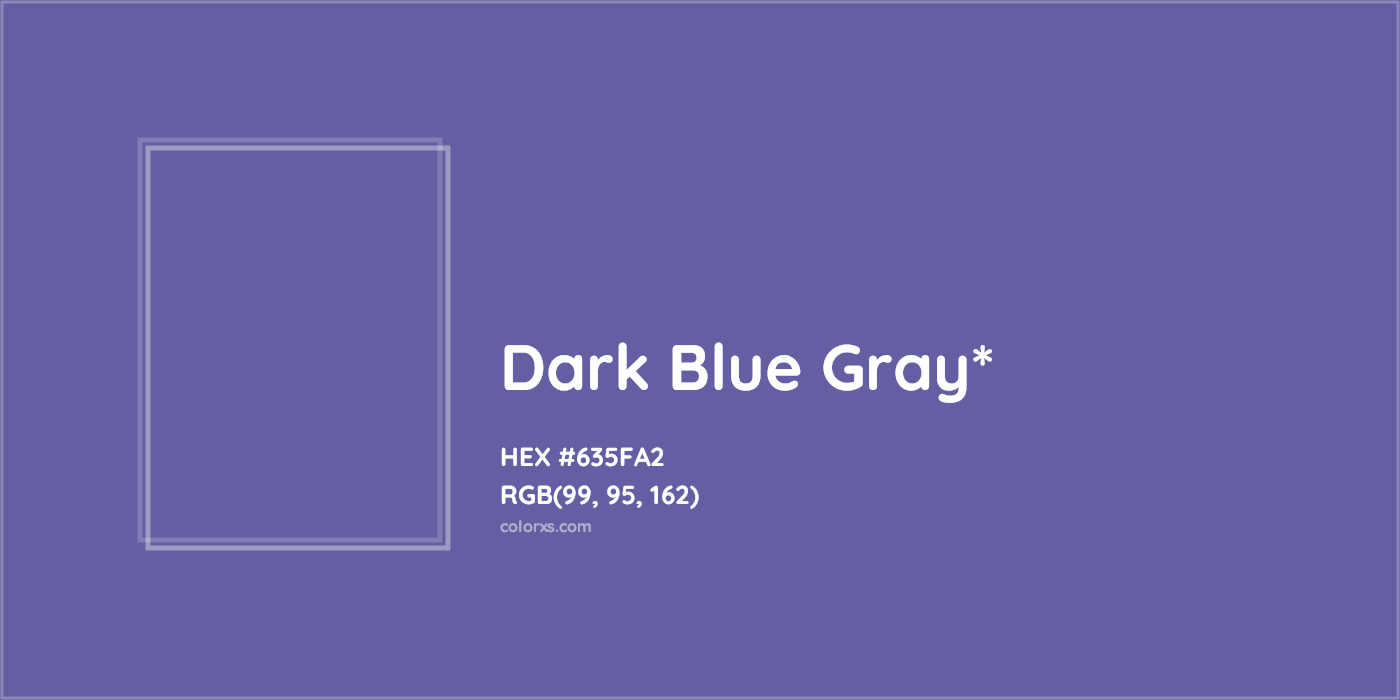 HEX #635FA2 Color Name, Color Code, Palettes, Similar Paints, Images