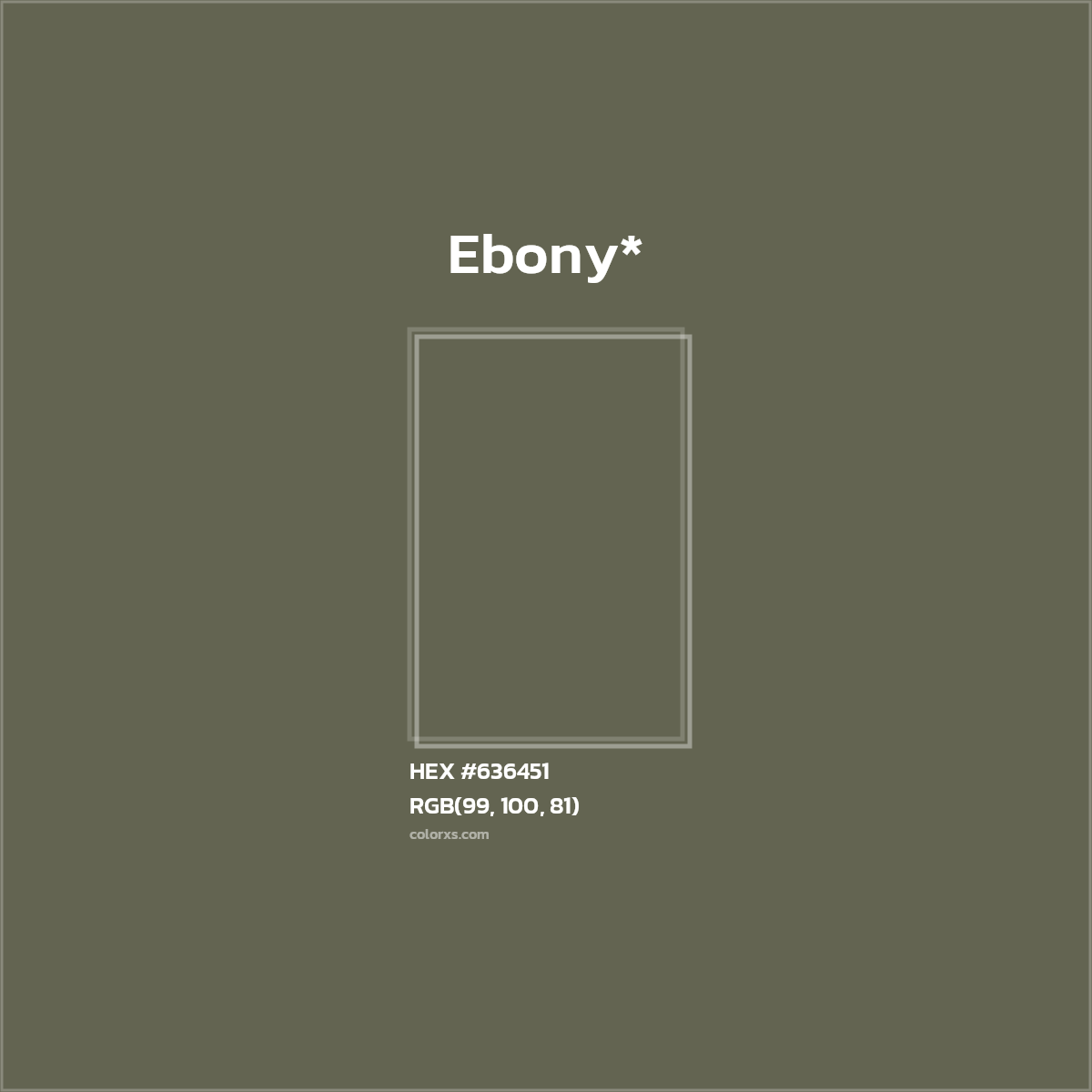 HEX #636451 Color Name, Color Code, Palettes, Similar Paints, Images