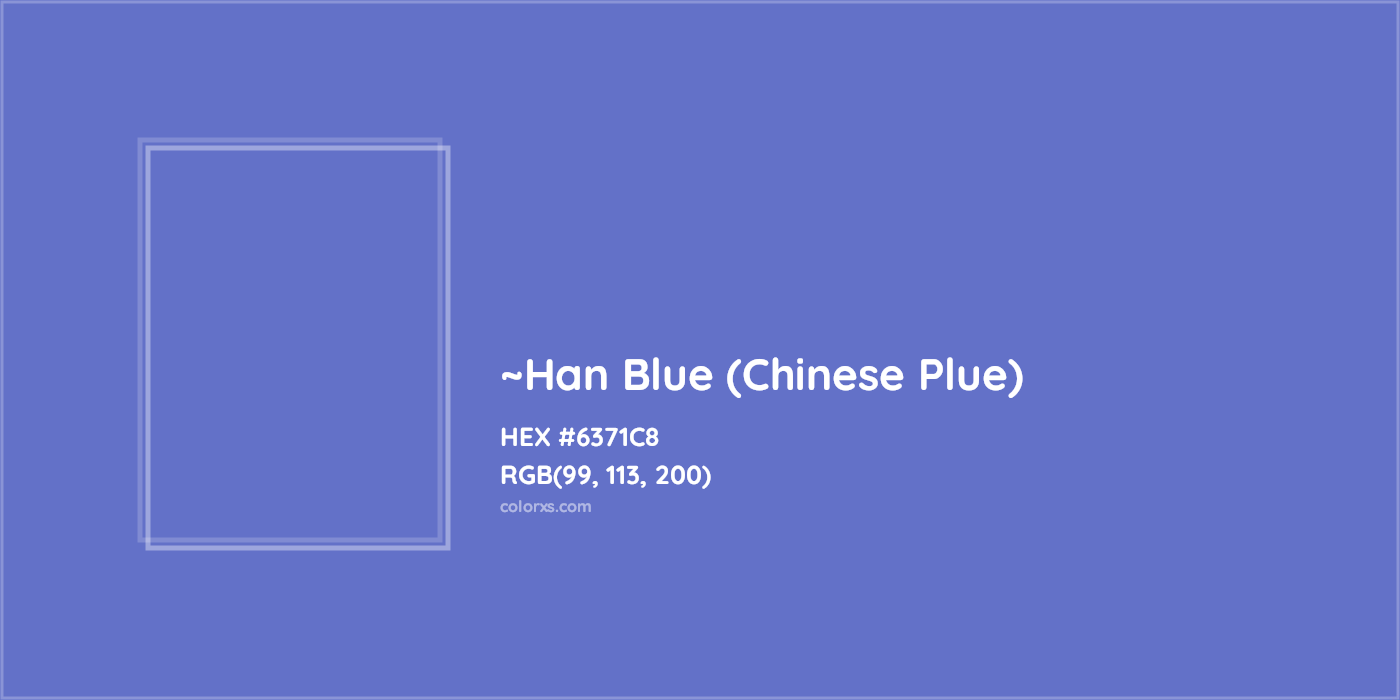 HEX #6371C8 Color Name, Color Code, Palettes, Similar Paints, Images