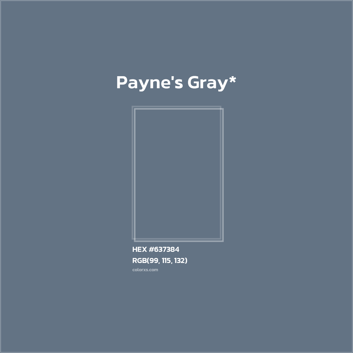 HEX #637384 Color Name, Color Code, Palettes, Similar Paints, Images