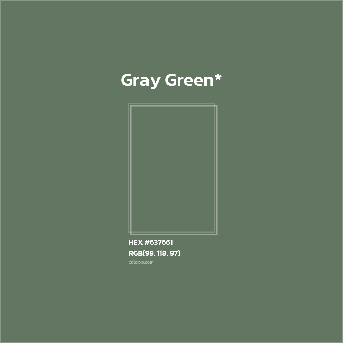 HEX #637661 Color Name, Color Code, Palettes, Similar Paints, Images