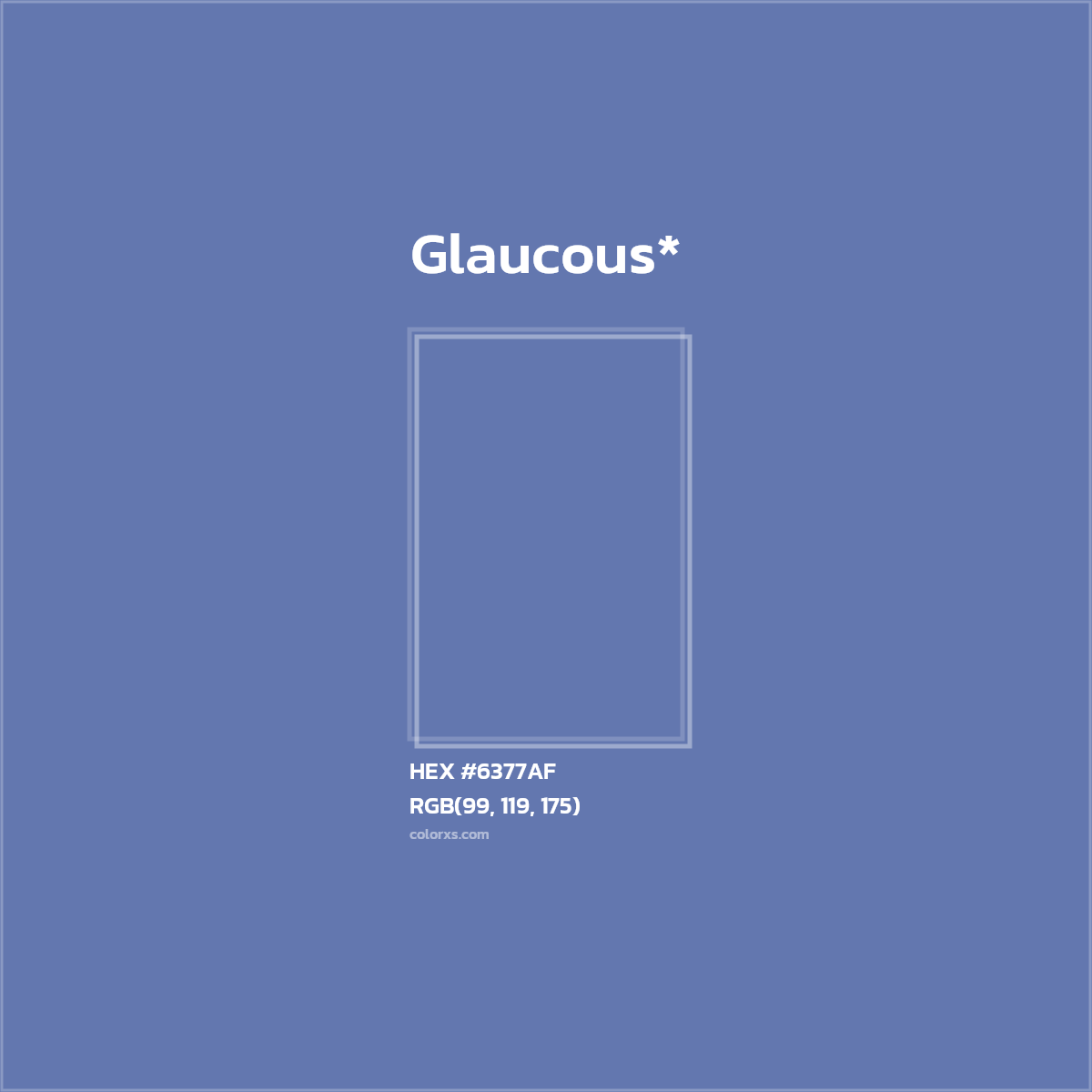 HEX #6377AF Color Name, Color Code, Palettes, Similar Paints, Images