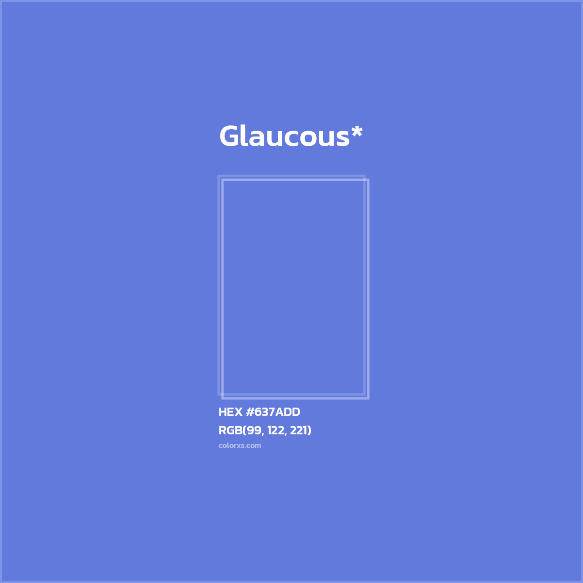 HEX #637ADD Color Name, Color Code, Palettes, Similar Paints, Images