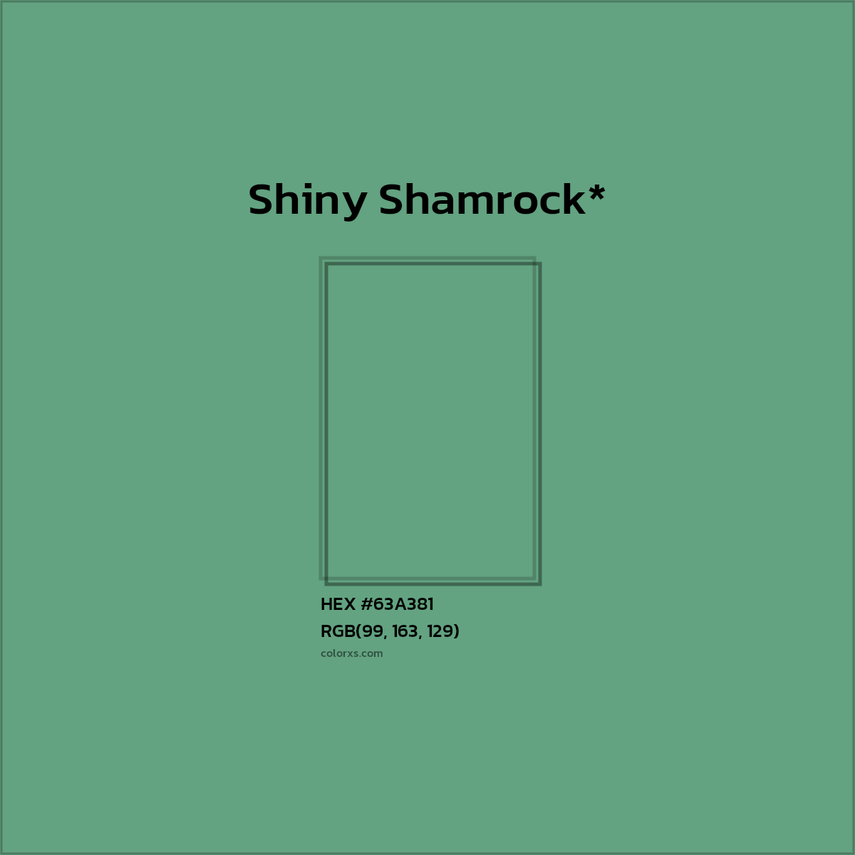 HEX #63A381 Color Name, Color Code, Palettes, Similar Paints, Images