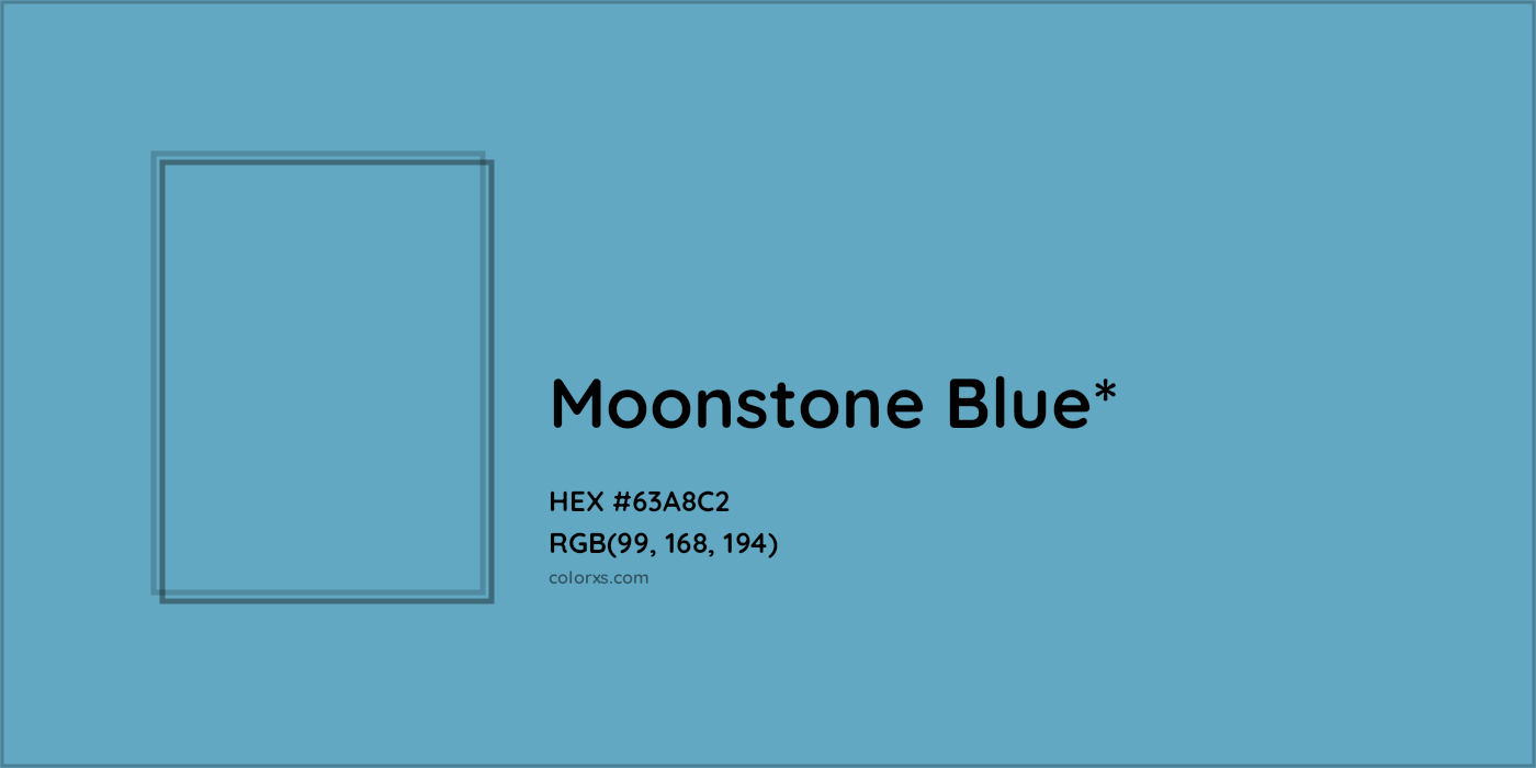 HEX #63A8C2 Color Name, Color Code, Palettes, Similar Paints, Images