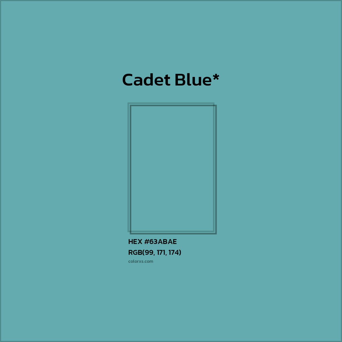 HEX #63ABAE Color Name, Color Code, Palettes, Similar Paints, Images