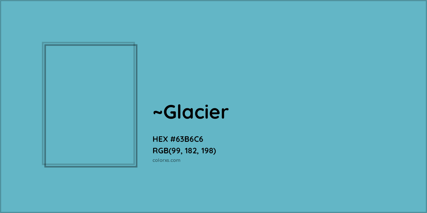 HEX #63B6C6 Color Name, Color Code, Palettes, Similar Paints, Images