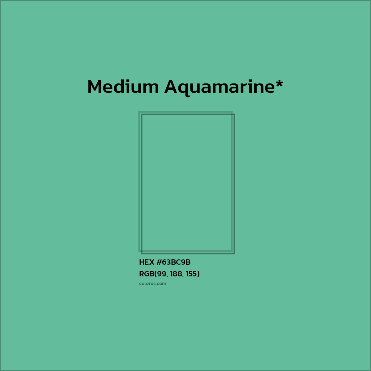 HEX #63BC9B Color Name, Color Code, Palettes, Similar Paints, Images