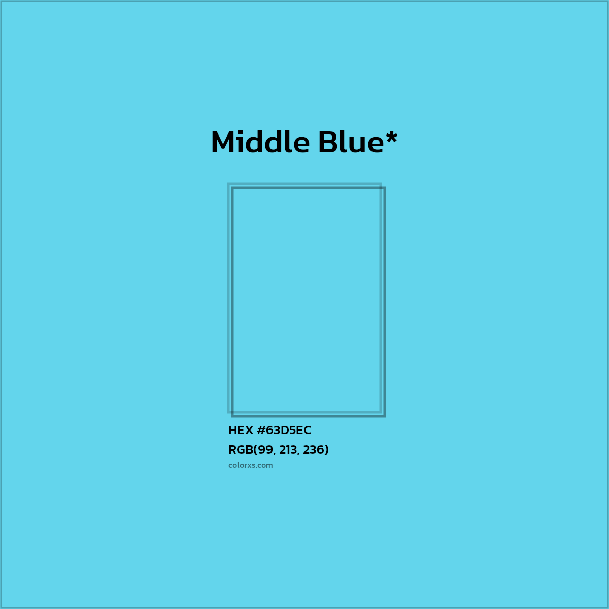 HEX #63D5EC Color Name, Color Code, Palettes, Similar Paints, Images