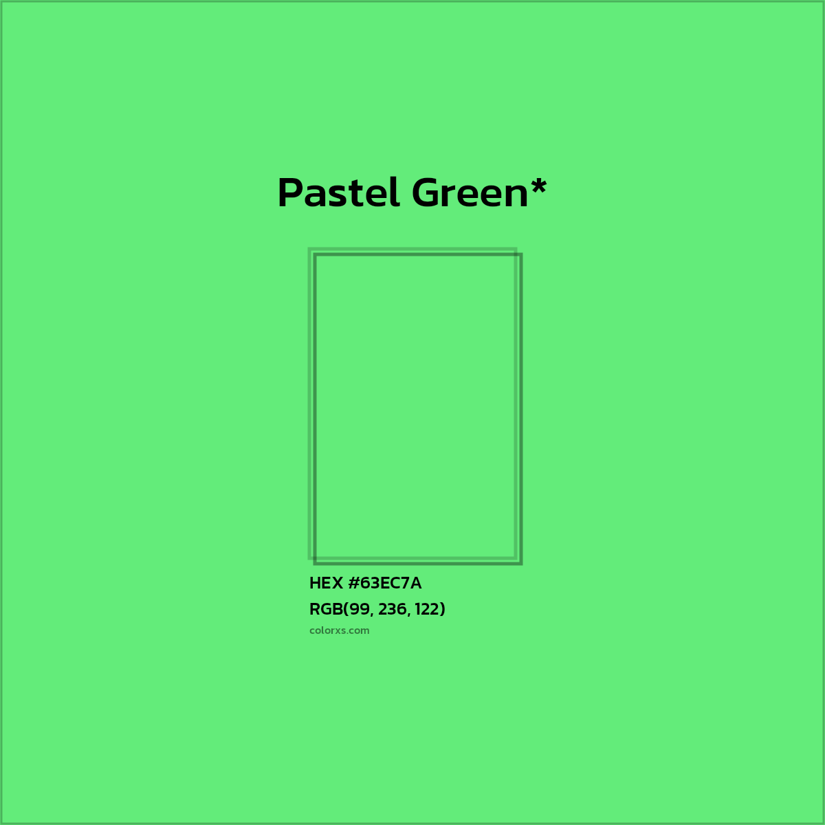HEX #63EC7A Color Name, Color Code, Palettes, Similar Paints, Images