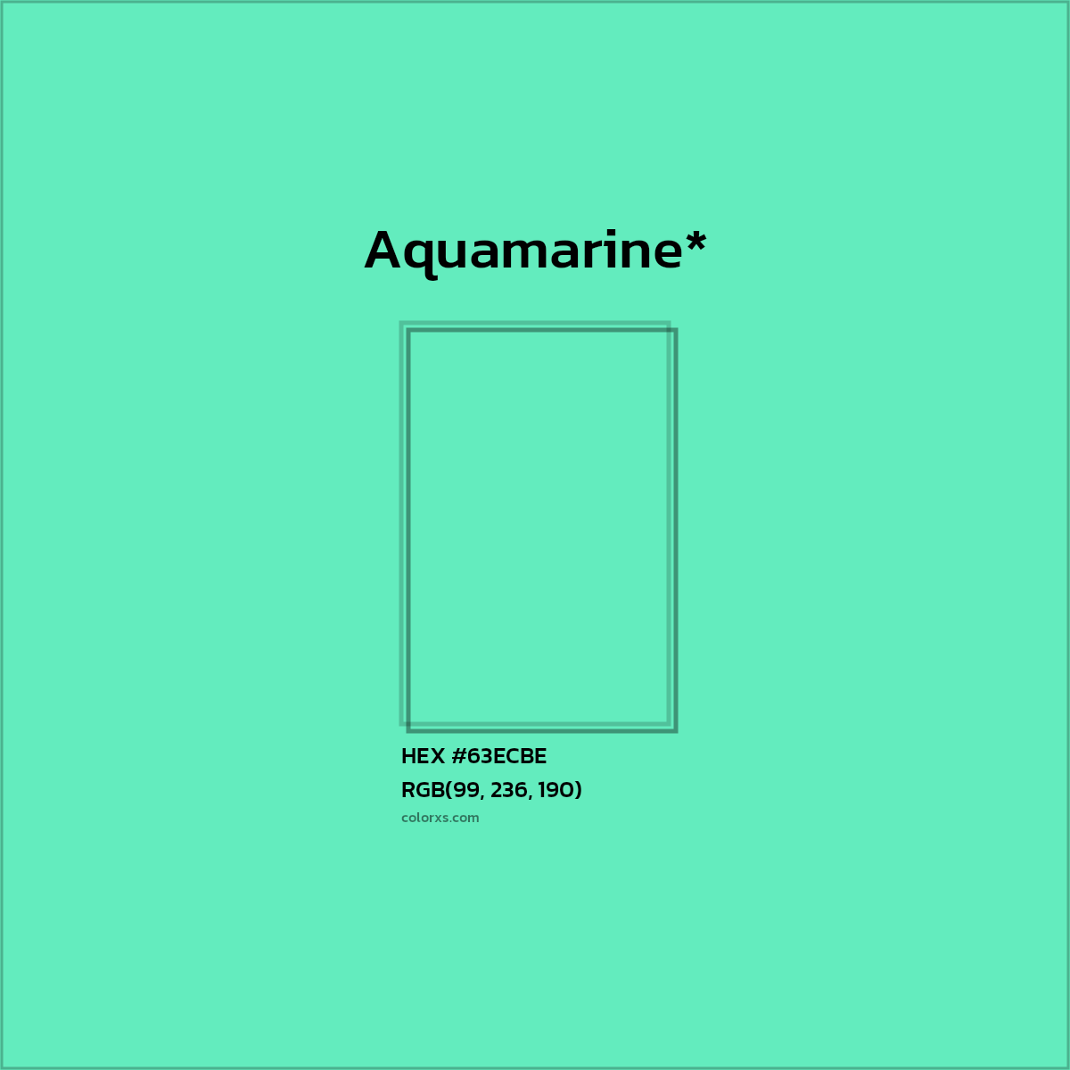 HEX #63ECBE Color Name, Color Code, Palettes, Similar Paints, Images