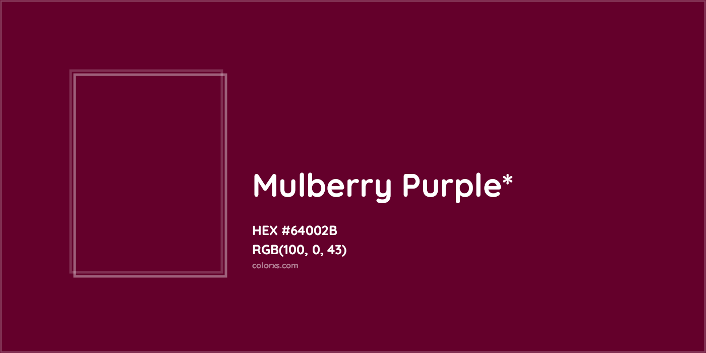 HEX #64002B Color Name, Color Code, Palettes, Similar Paints, Images