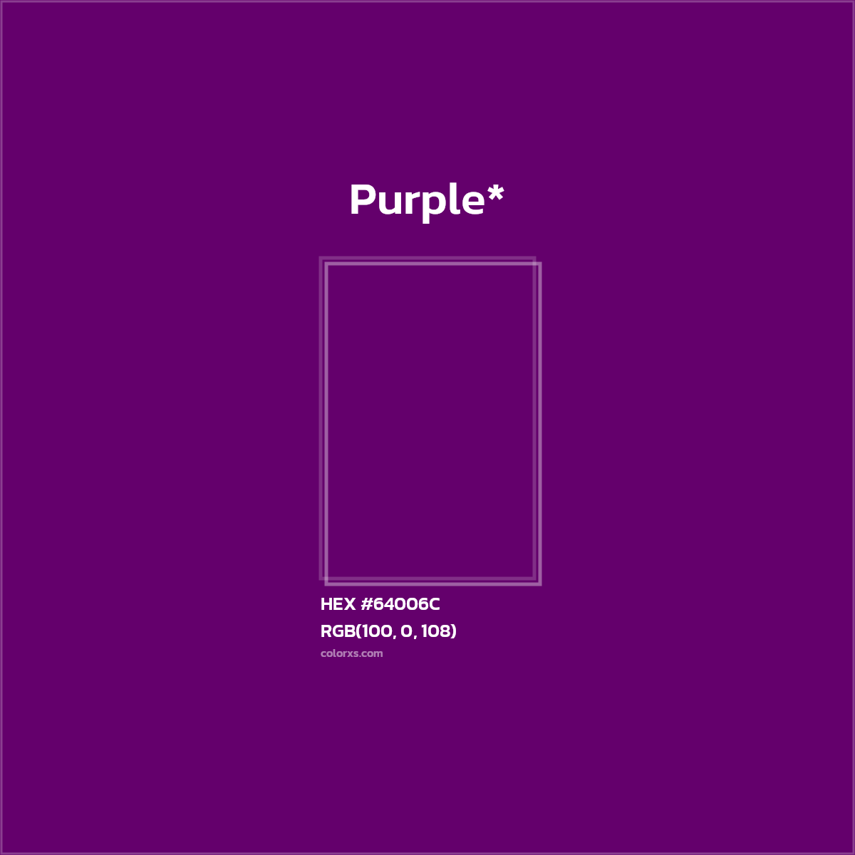 HEX #64006C Color Name, Color Code, Palettes, Similar Paints, Images