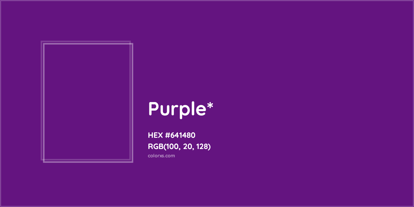 HEX #641480 Color Name, Color Code, Palettes, Similar Paints, Images