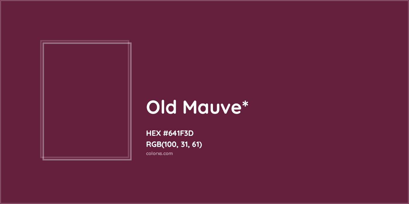 HEX #641F3D Color Name, Color Code, Palettes, Similar Paints, Images