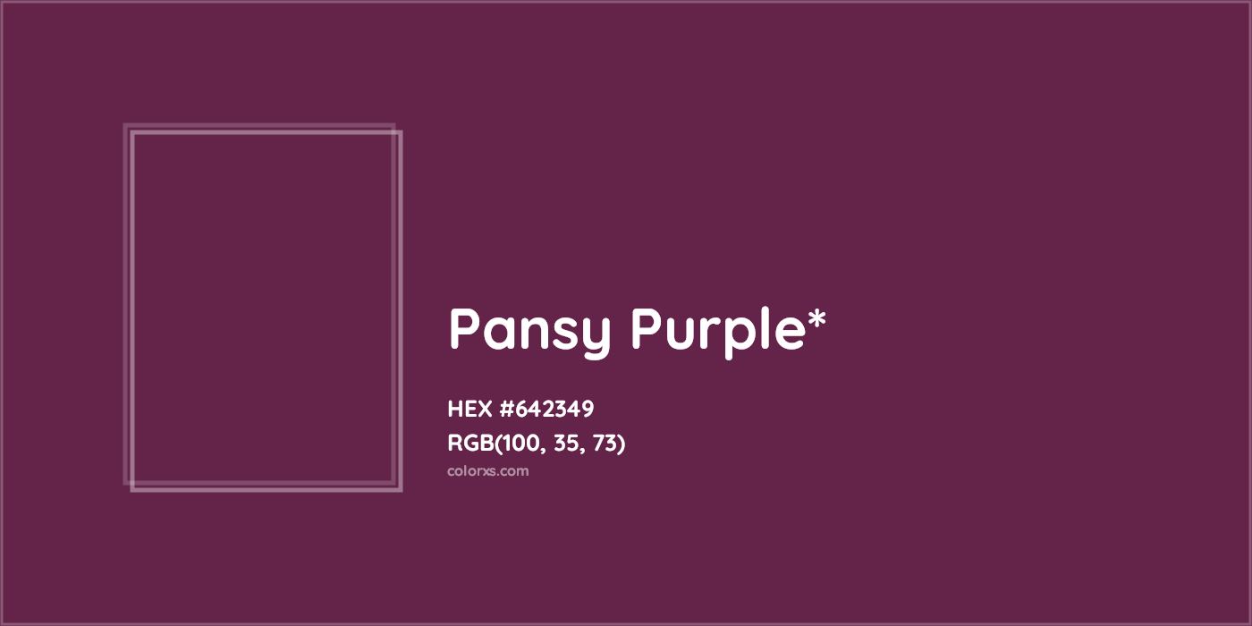 HEX #642349 Color Name, Color Code, Palettes, Similar Paints, Images