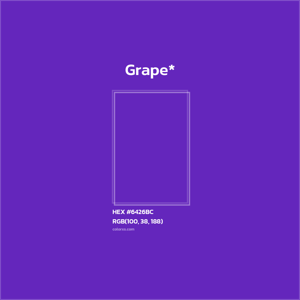 HEX #6426BC Color Name, Color Code, Palettes, Similar Paints, Images
