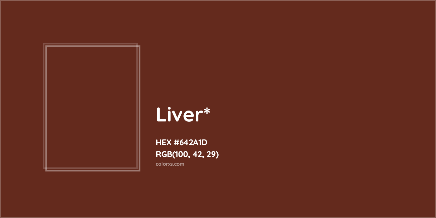 HEX #642A1D Color Name, Color Code, Palettes, Similar Paints, Images