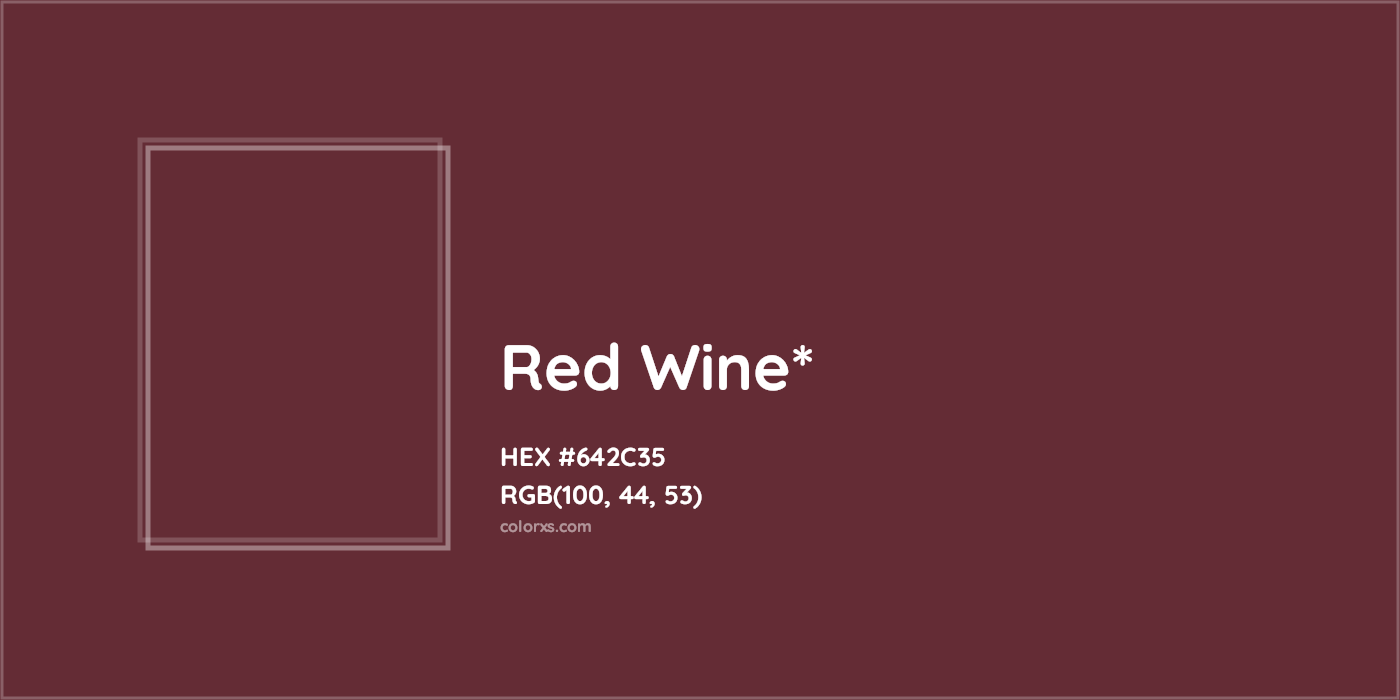 HEX #642C35 Color Name, Color Code, Palettes, Similar Paints, Images