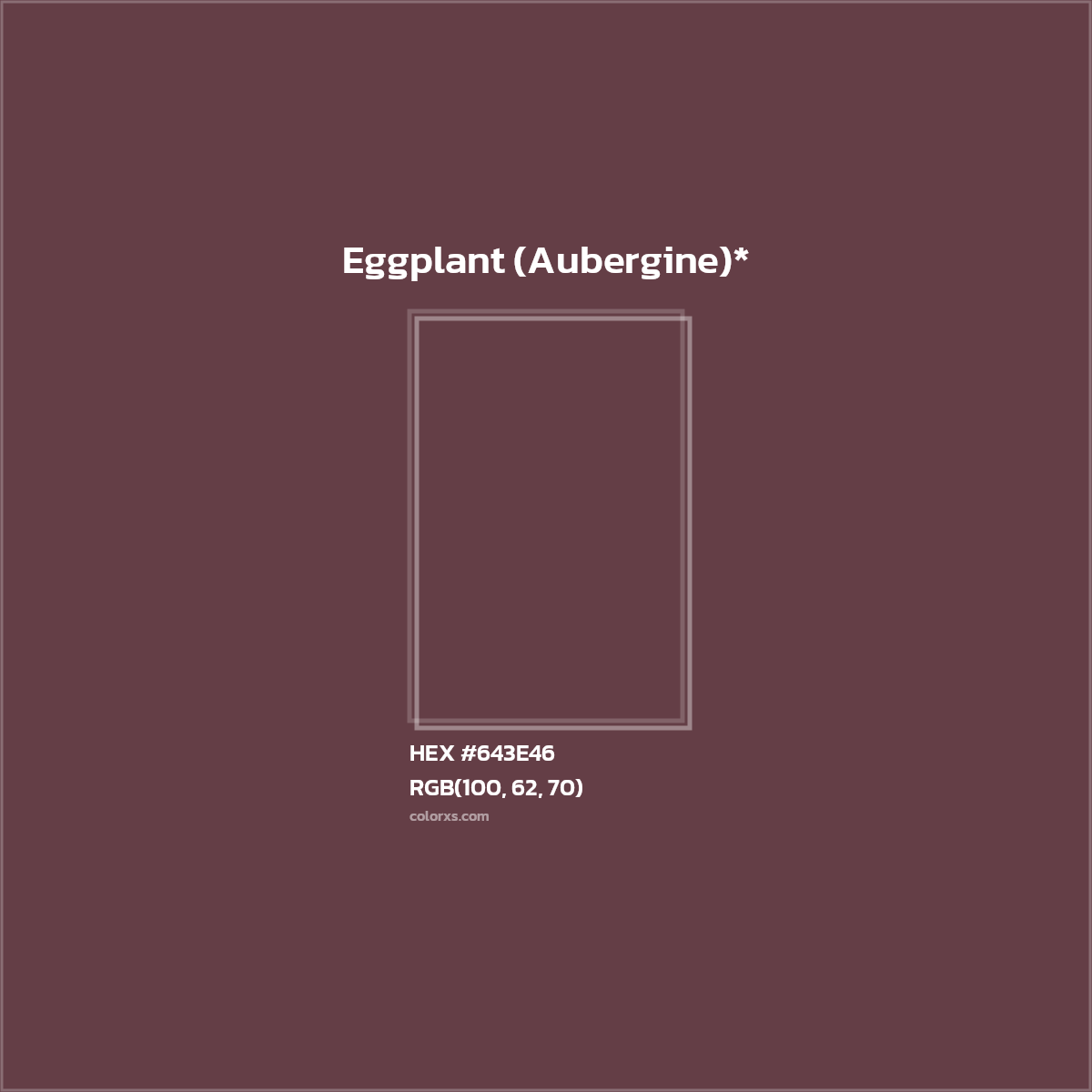HEX #643E46 Color Name, Color Code, Palettes, Similar Paints, Images