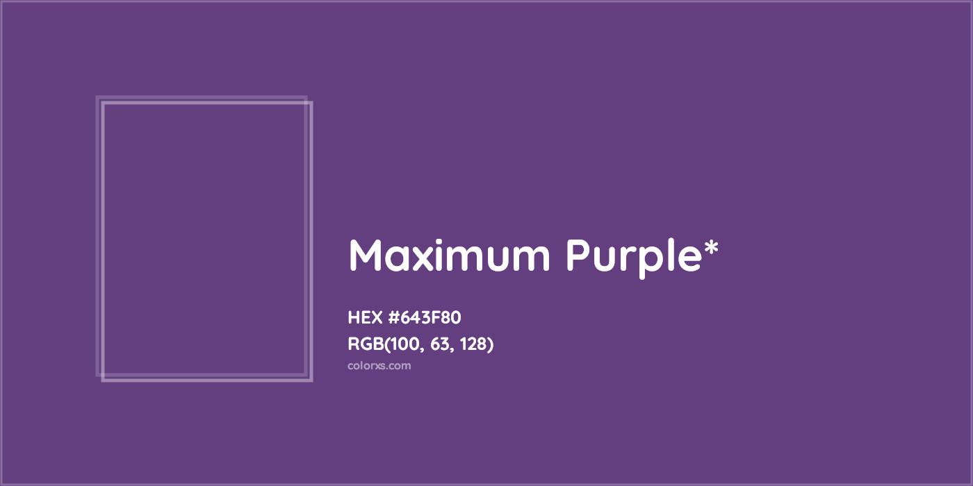 HEX #643F80 Color Name, Color Code, Palettes, Similar Paints, Images