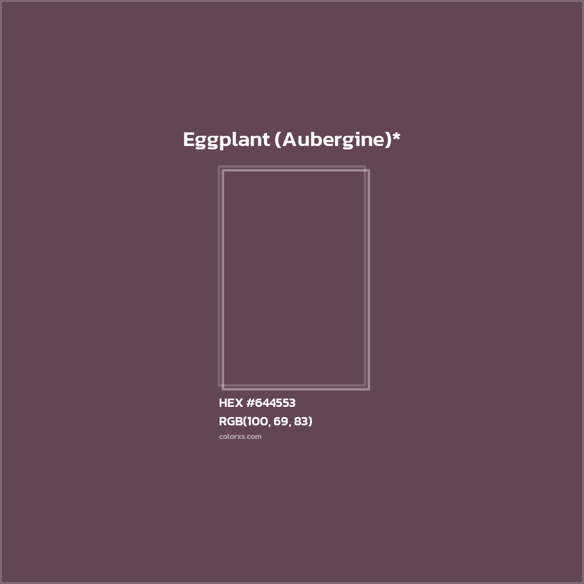 HEX #644553 Color Name, Color Code, Palettes, Similar Paints, Images