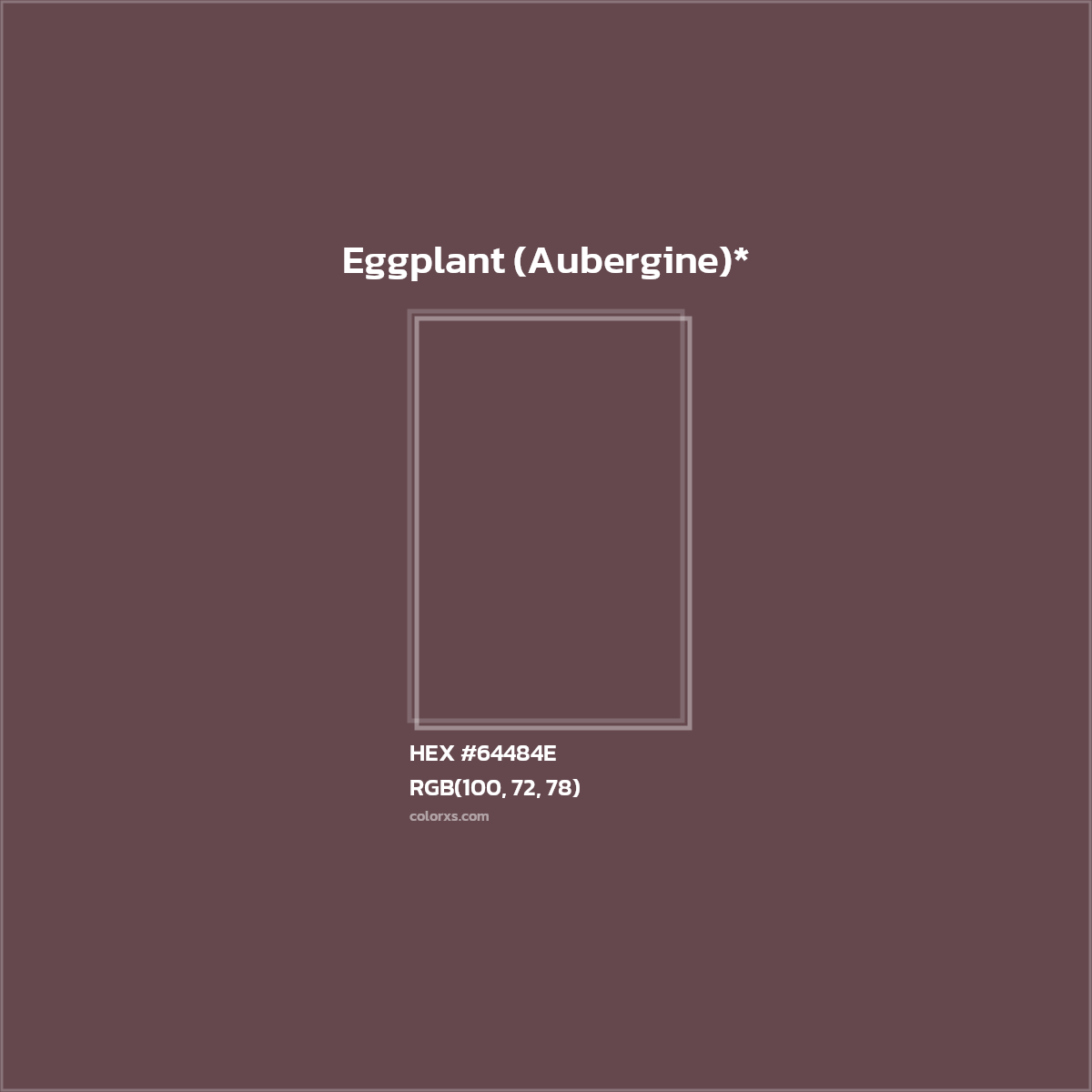 HEX #64484E Color Name, Color Code, Palettes, Similar Paints, Images