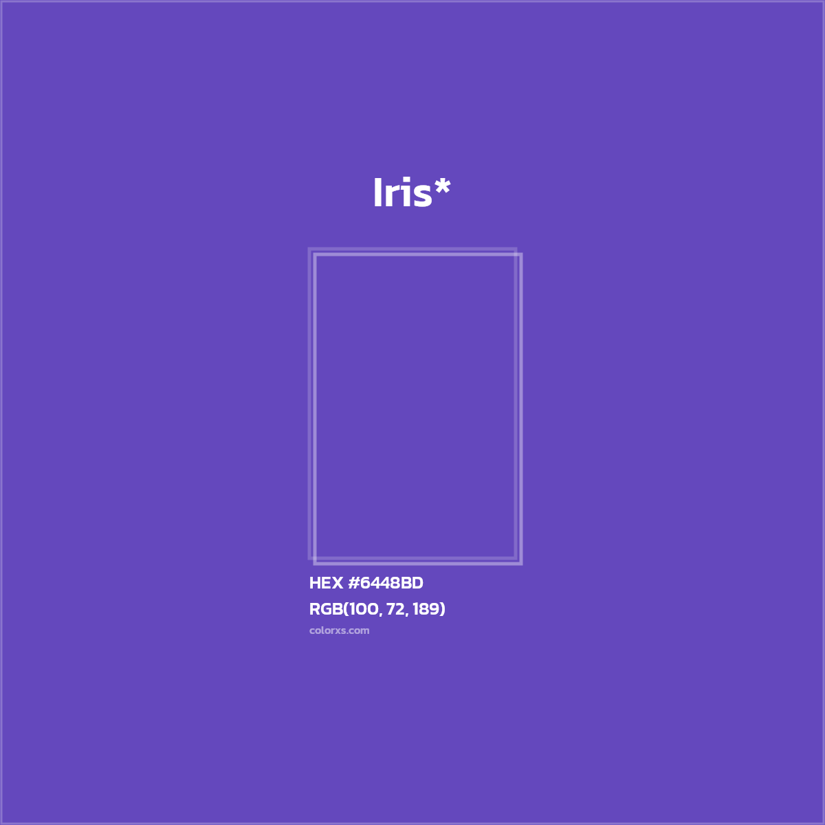 HEX #6448BD Color Name, Color Code, Palettes, Similar Paints, Images