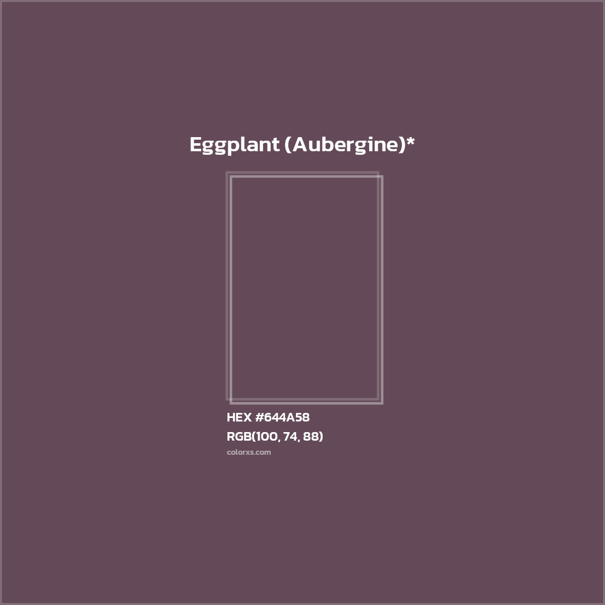 HEX #644A58 Color Name, Color Code, Palettes, Similar Paints, Images