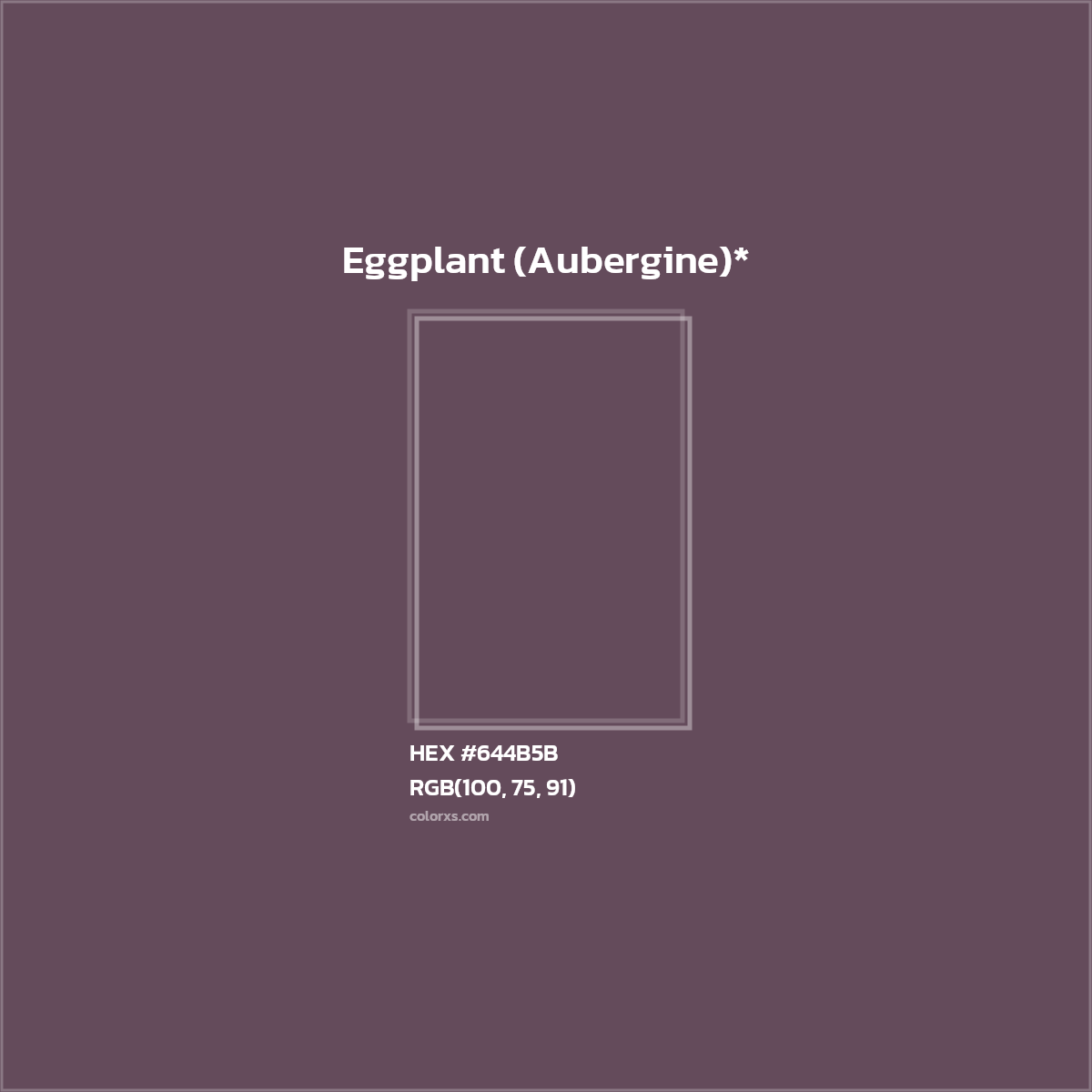 HEX #644B5B Color Name, Color Code, Palettes, Similar Paints, Images