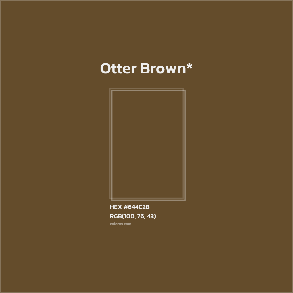 HEX #644C2B Color Name, Color Code, Palettes, Similar Paints, Images